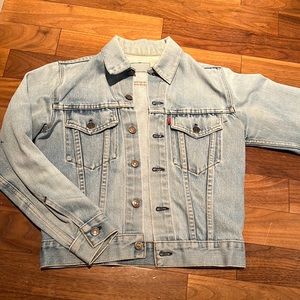 1970 Levi’s Vintage Trucker No pockets Ultra Faded